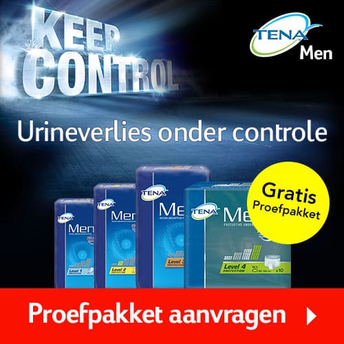 TENA Men biedt bescherming bij urineverlies. Met dit product kun je hier beter mee om gaan in het dagelijks leven. Je hebt de keuze uit 3 proefpakketten.