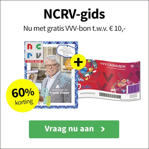 NCRV gids met gratis VVV cadeaubon t.w.v. €10