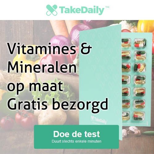 TakeDaily | Vitamines & Mineralen gratis bezorgd. Doe de gratis test!