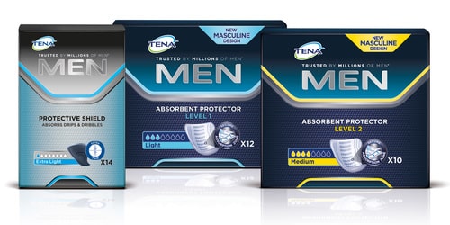 TENA Men biedt bescherming bij urineverlies. Met dit product kun je hier beter mee om gaan in het dagelijks leven. Je hebt de keuze uit 3 proefpakketten.