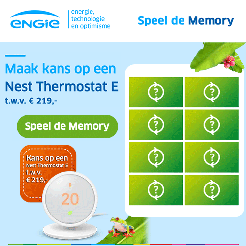 Maak kans op Nest Thermostat E t.w.v. € 219.-