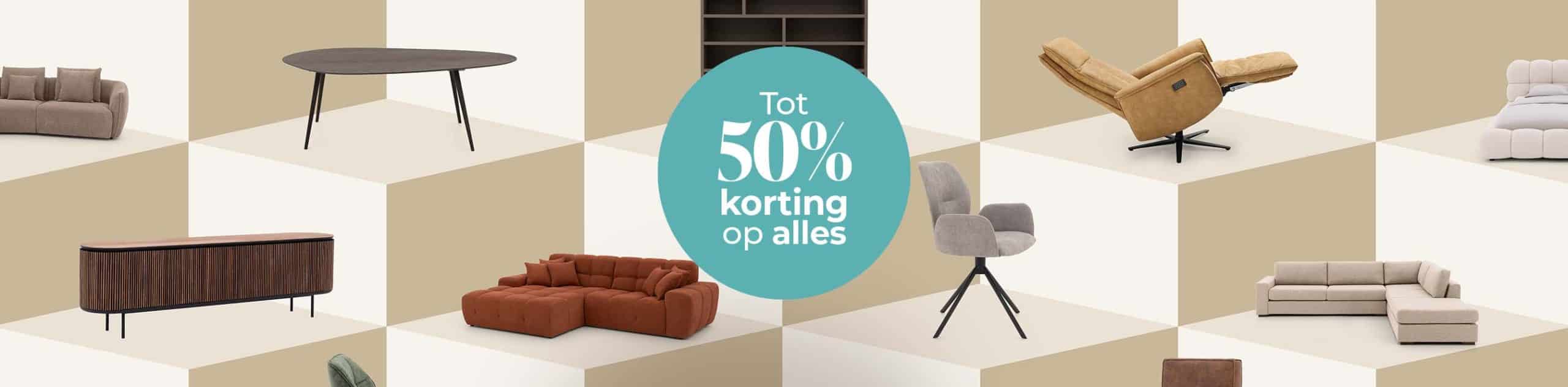 Goossens geeft 50% korting op alles