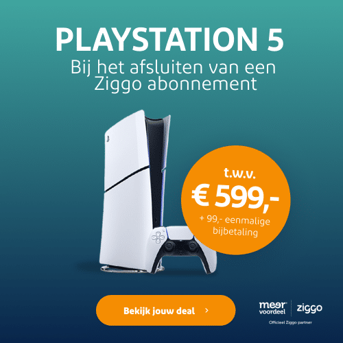 Gratis Mediabox + Playstation 5 bij Ziggo