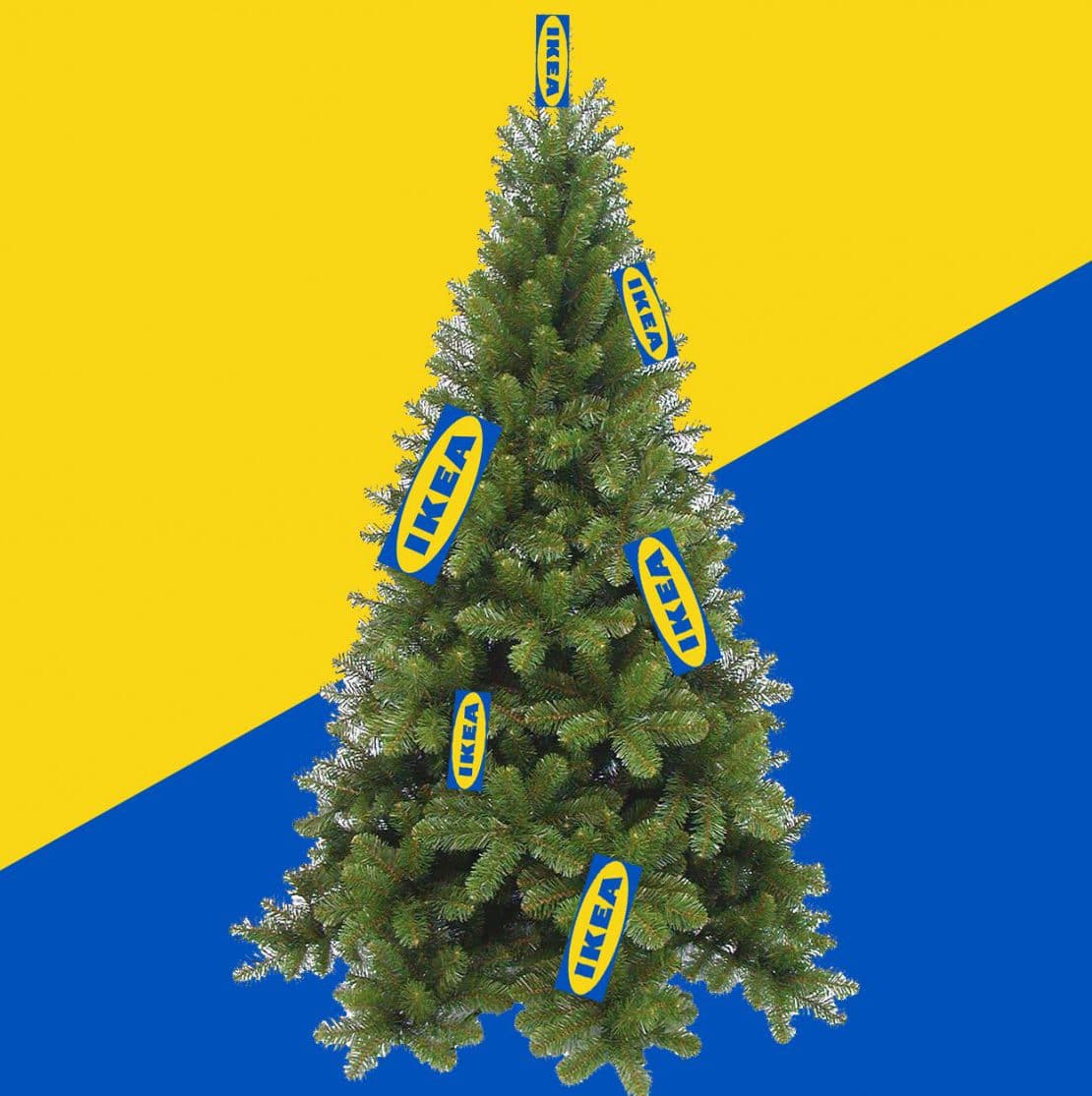 oneerlijk Vervuild Beschrijving Nordmann Kerstboom voor 1 piek bij de IKEA vestigingen