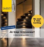 Gratis Upstairs Traprenovatie advies en € 150,- korting