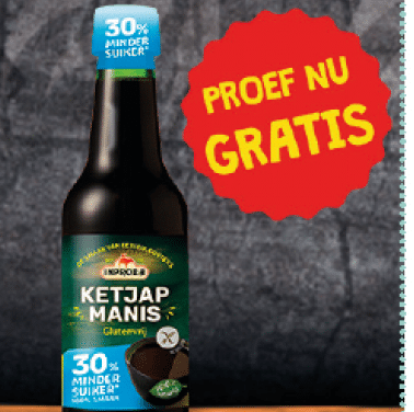 Gratis Fles Inproba Ketjap Manis t.w.v. € 0,69 proberen?