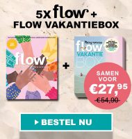 Flow magazine met gratis Flow Vakantiebox 2020