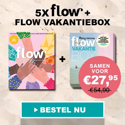 Flow magazine met gratis Flow Vakantiebox 2020