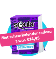Gratis sQula scheurkalender t.w.v. €14.95