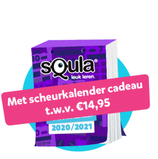 Gratis sQula scheurkalender t.w.v. €14.95 