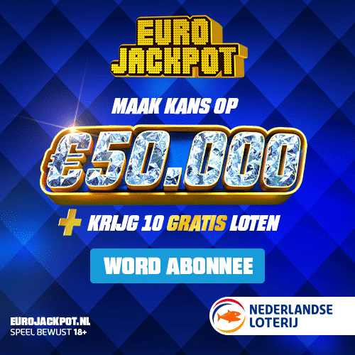10 loten Gratis bij Eurojackpot