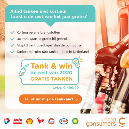 Win Gratis tanken voor de rest van 2020 met Tankkaart