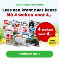 Nu 4 weken gratis de krant lezen!