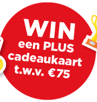 Win cadeaukaart t.w.v. € 75 bij PLUS supermarkten