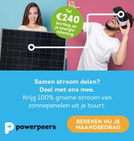 Powerpeers energie met € 240,- korting! Stap gratis over