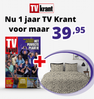 Tv Krant met Gratis Dekbedovertrek t.w.v. € 32.95