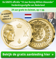 Gratis Koning Willem-Alexander herdenkingsmunt