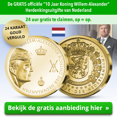 Gratis Koning Willem-Alexander herdenkingsmunt