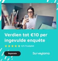 10 euro aan Geld met Enquêtes verdienen