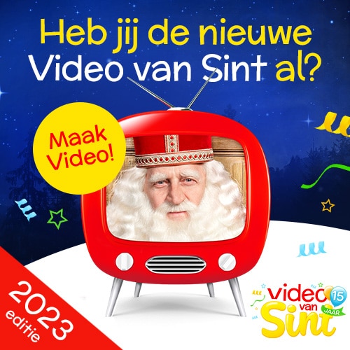 Video van Sint met Gratis extraatjes en € 5.- korting