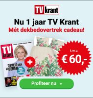 Tv Krant met Gratis Dekbedovertrek t.w.v. € 60.-