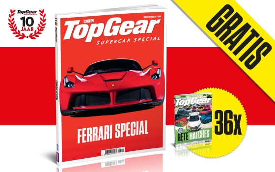 TopGear abonnement met Gratis Ferrari special + 35% korting