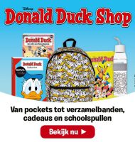Donald Duck shop met Gratis producten