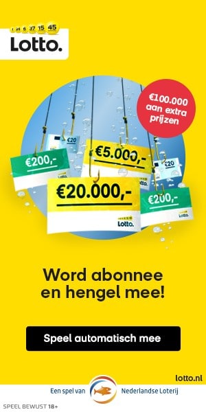 Ontvang 5 loten t.w.v. € 10.-met deze Lotto loten actie!