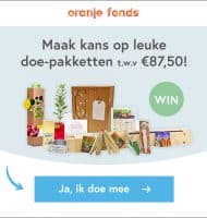 Oranje Fonds actie | Win leuke doe-pakketten t.w.v. € 87,50