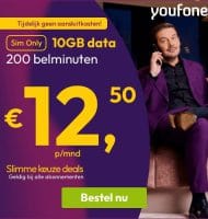Youfone Sim Only slimme keuze deals