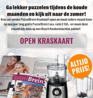 Gratis PuzzelBrein exemplaar + Win Bosch Keukenmachine pakket