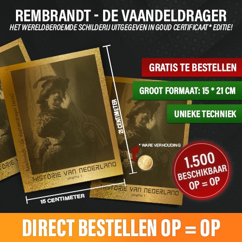 Gratis Goud Certificaat van Rembrandt van Rijn