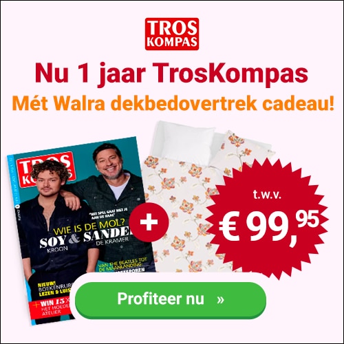 rosKompas actie met Gratis dekbedovertrek t.w.v. €99.95