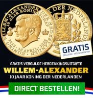 Gratis Koning Willem-Alexander herdenkingsmunt