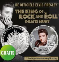 Gratis "The King of Rock 'n' Roll" Elvis munt