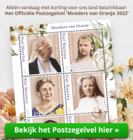 Postzegelvel Moeders van Oranje 2022 met korting
