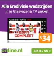 Gratis ESPN Eredivisie en Film1 bij Online.nl