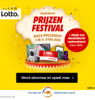 Lottotrekking met Gratis MediaMarkt bon t.w.v. € 25