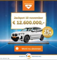 Win Staatsloterij Jackpot of Elektrische BMW iX3