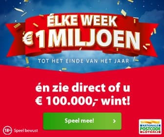 Nationale Postcode Loterij winnen? Win €1 miljoen met de straat