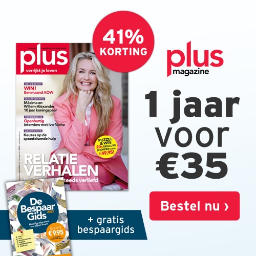 Plus Magazine 41% korting + Gratis bespaargids