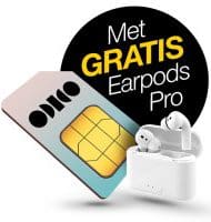 Sim only met gratis Earpods Pro bij GSMWEB