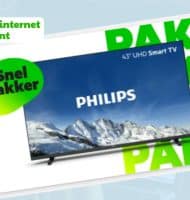 KPN internet met Gratis Philips Smart TV t.w.v. € 499