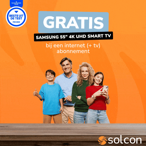 Gratis televisie 55″ Samsung Mini LED TV t.w.v. € 649.-