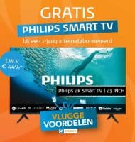 Gratis Philips Smart TV bij Solcon abonnement