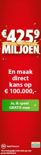 Speel de 1e maand GRATISDirect kans op € 100.000,-Gratis HEMA cadeaukaart t.w.v. € 15,-