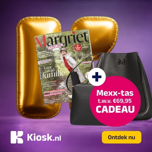 Margriet magazine met gratis Mexx-tas t.w.v. € 69,95 cadeau.