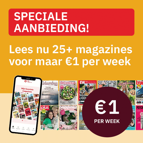 Magazine abonnement voor 1 euro per week