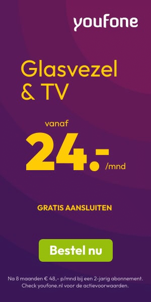 Youfone 'Alles In 1' met Gratis 50% korting