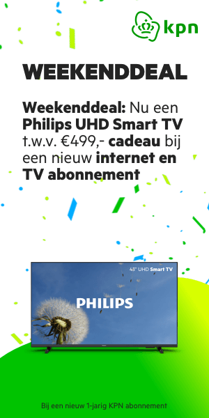 KPN Internet en Tv met Gratis Philips TV of Soundbar